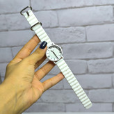 ساعت بند سیلیکونی سفید