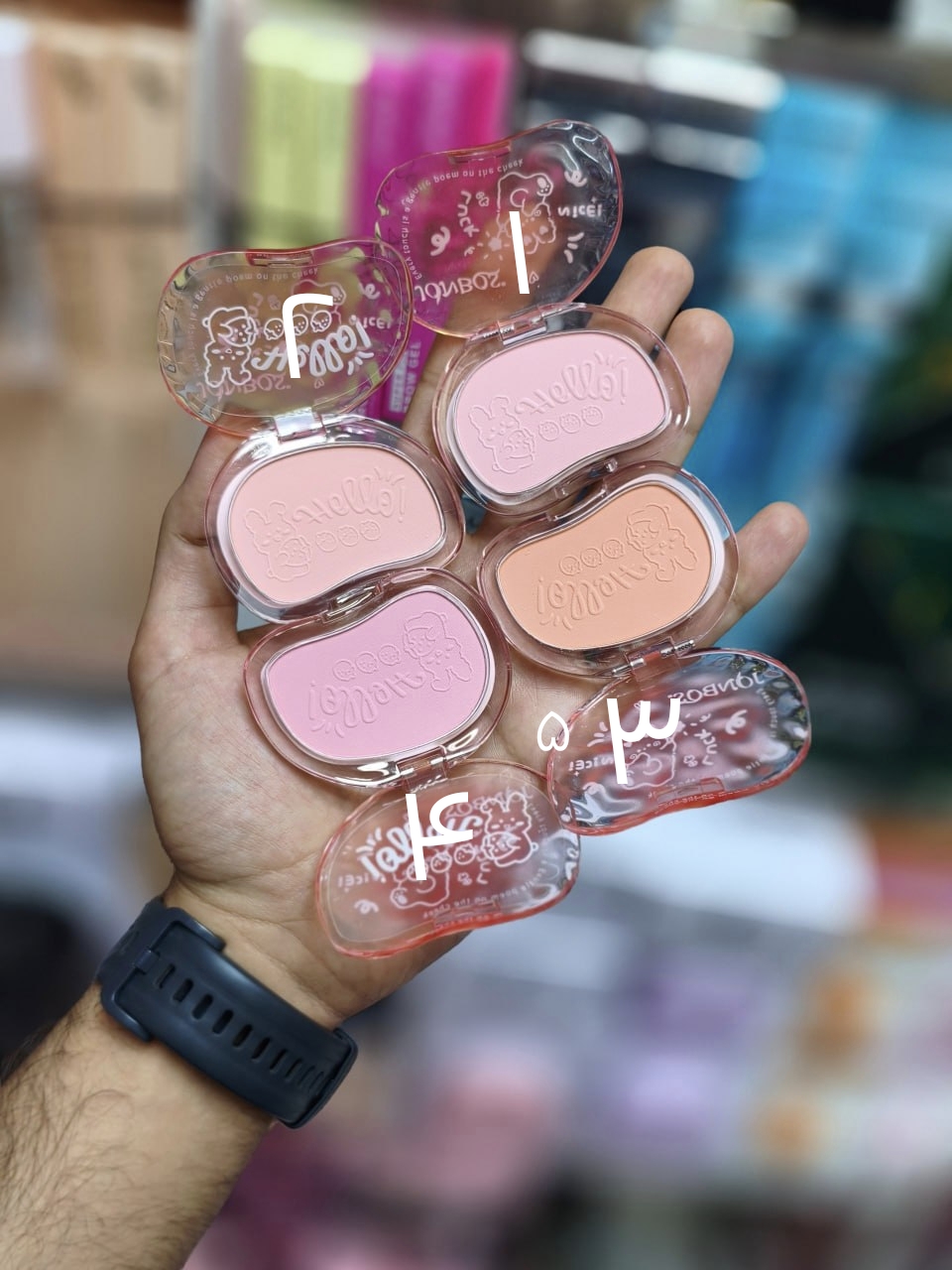 رژگونه خرسی جوبوس