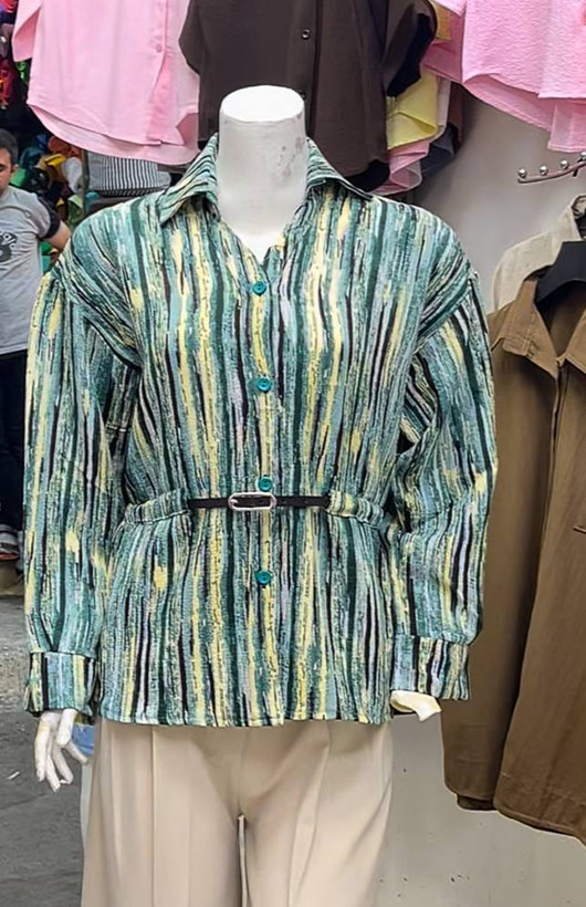 مانتو کمربندی