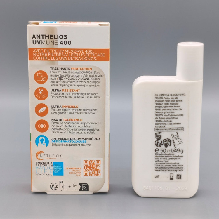 فلوئید ضد آفتاب بی رنگ آنتلیوس spf50 لاروشه پوزای های کپی