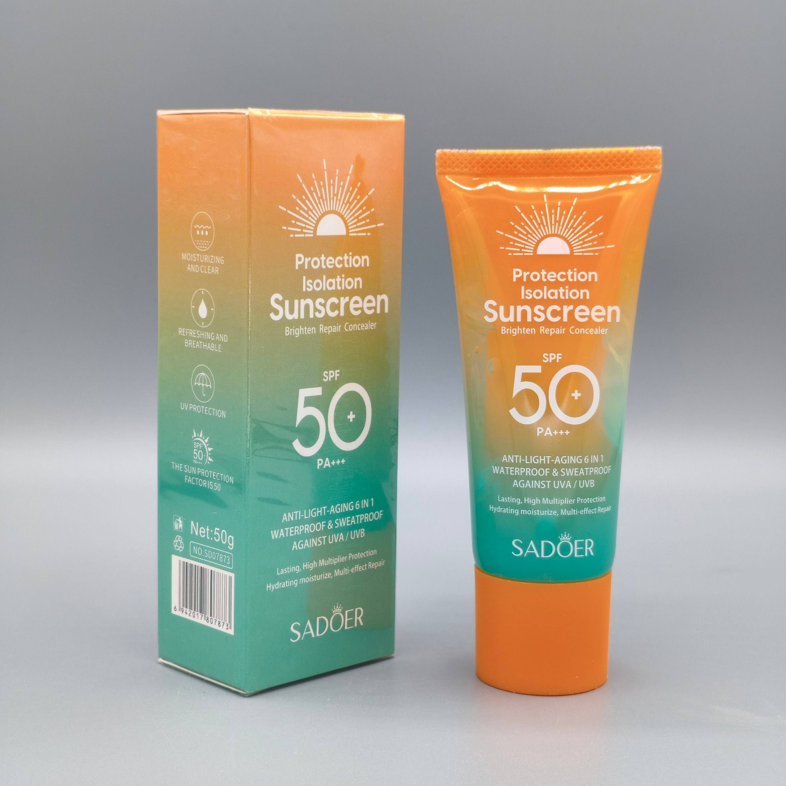 کرم ضد آفتاب تیوپی چند منظوره spf50 سادور