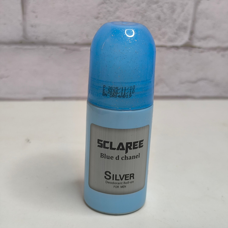 رول ضد تعریق مردانه مدل Silver Blue D Chanel حجم 60 میل اسکلاره