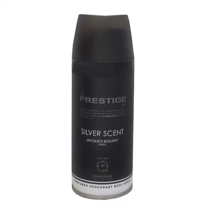 اسپری دئودورانت بدن پرستیژ Prestige مدل Silver Scent