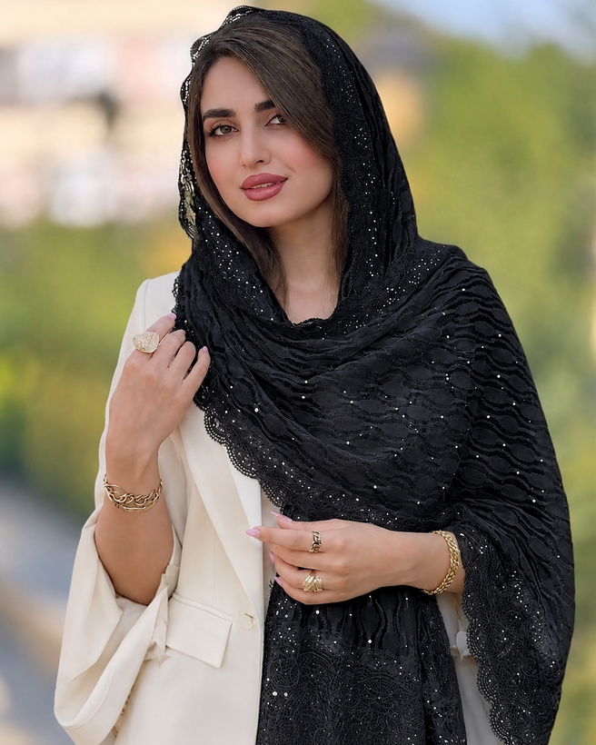 شال مجلسی عربی زنانه