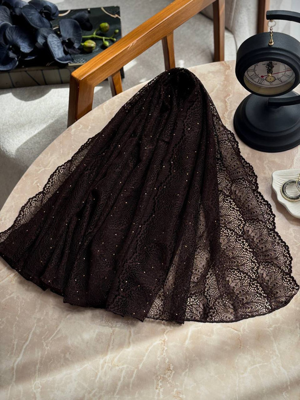 شال گیپور نگین دار مجلسی زنانه