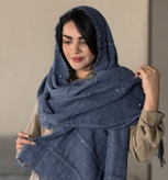 شال کنفی پولک دار وارداتی مجلسی زنانه