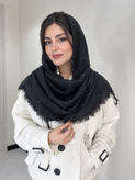 شال کنفی پولک دار وارداتی مجلسی زنانه